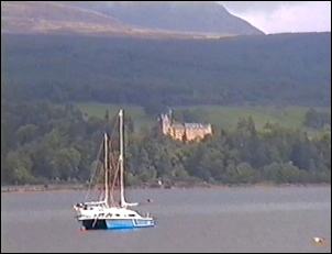 Castle seen from Brodick