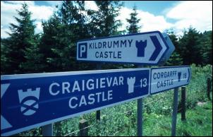 Castle Trail sign