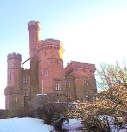 Inverness Castle winter photo
