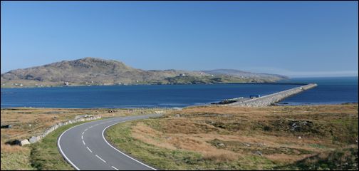 Causeway between South Uist and Eriskay, Scotland