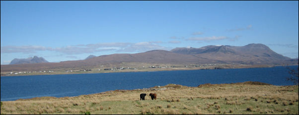 Eddrachillis from the sea near Scourie