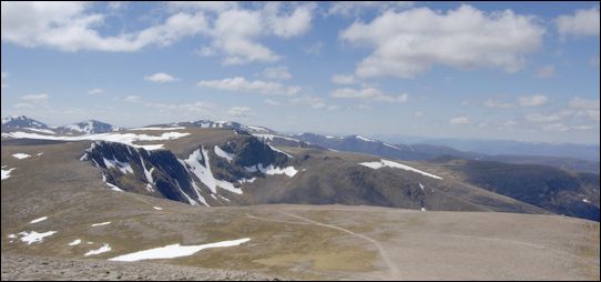 View from Cairn Gorm mountain, Scotland