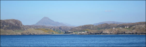 Eddrachillis from the sea near Scourie