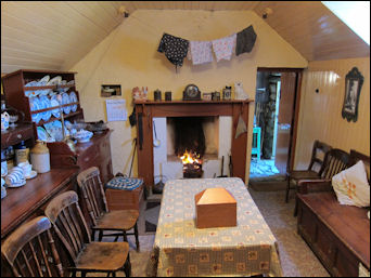 Inside the Gearrannan black houses, Isle of Lewis