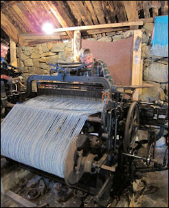 Inside the Gearrannan black houses, Isle of Lewis