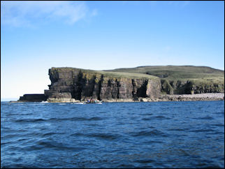 Handa cliffs