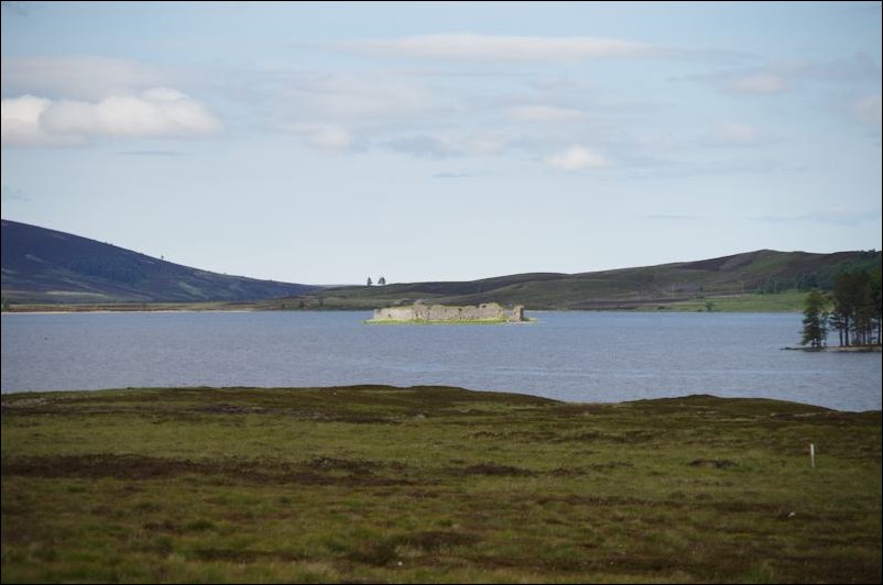 Lochindorb castle ruins, Cairngorms, Scotland