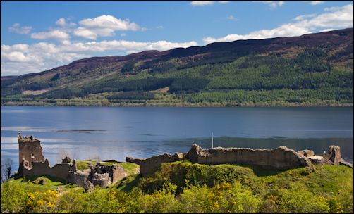  Urquhart Castle on Loch Ness, Scotland