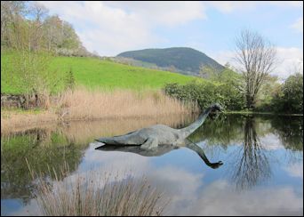 Nessie at the Loch Ness Centre and Exhibition, Scotland