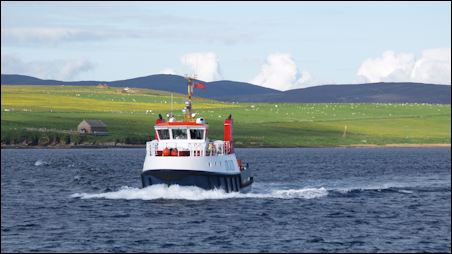 Orkney ferry, Scotland