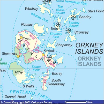 Orkney Map